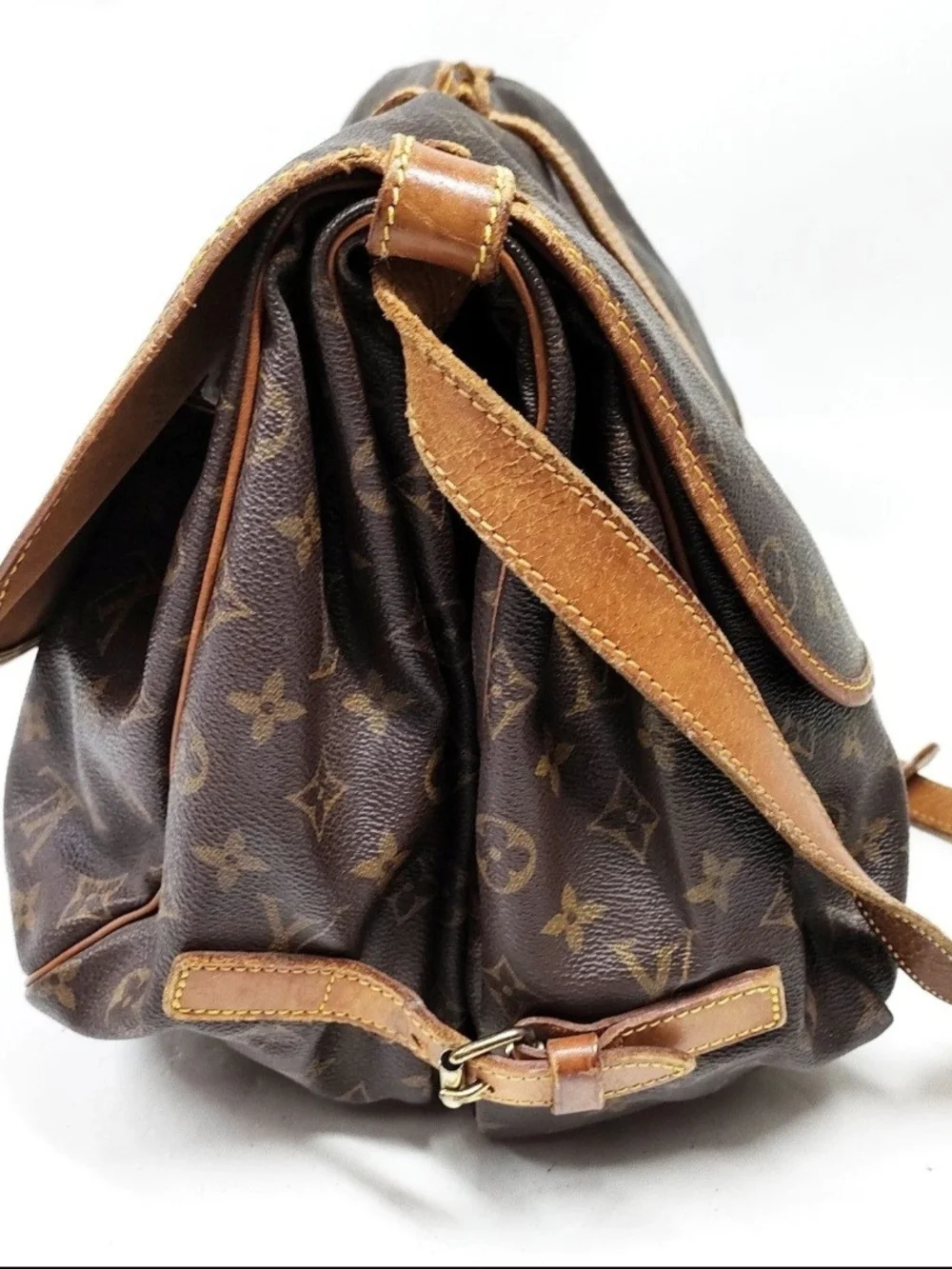 Louis Vuitton Brown Monogram Canvas Messenger Bag